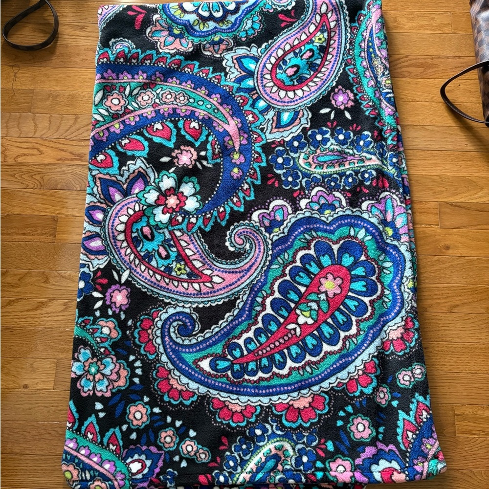 Vera Bradley Paisley Throw Blanket